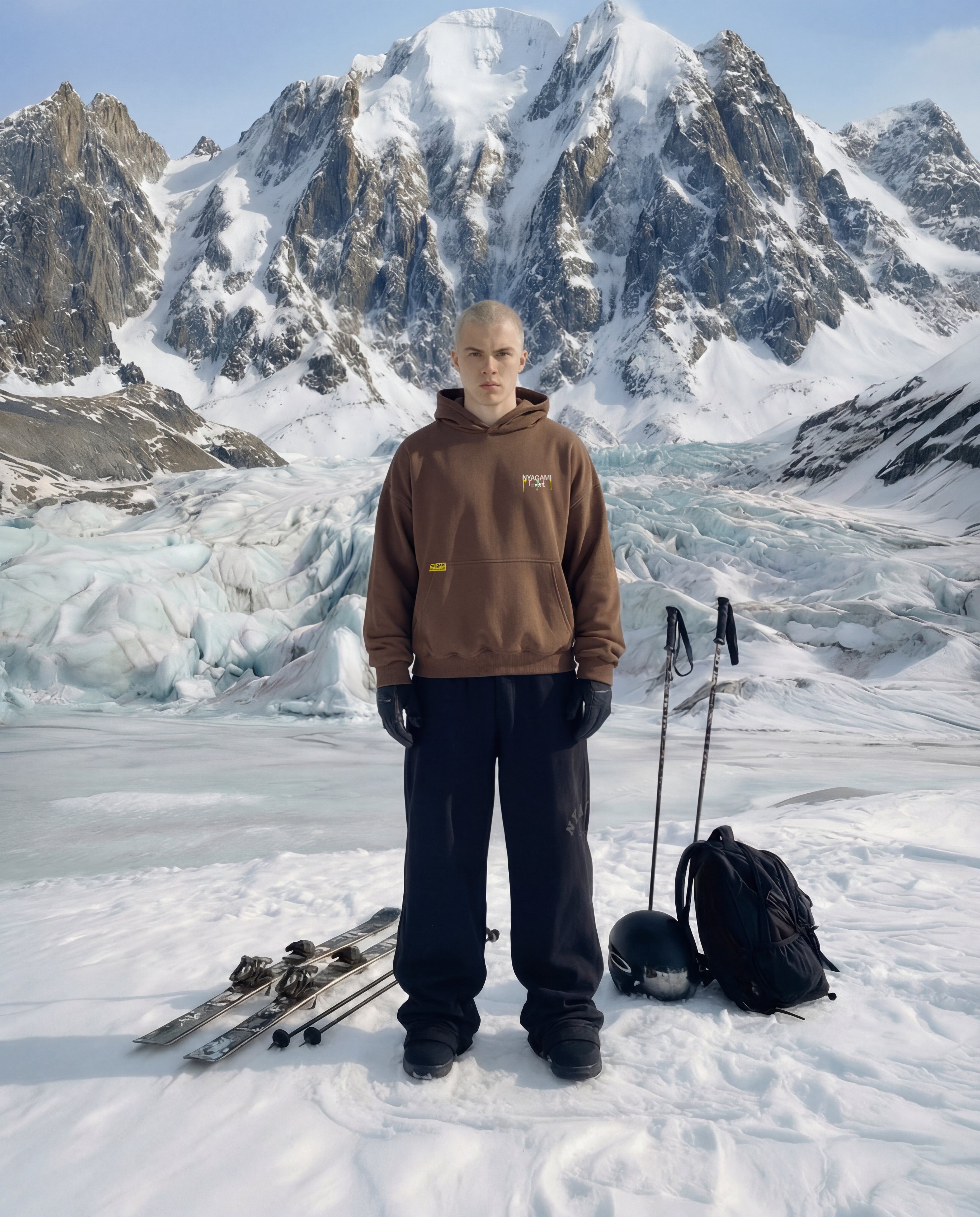 BROWN GAMI:ONE KILL BILL HOODIE: VENGEANCE FIT