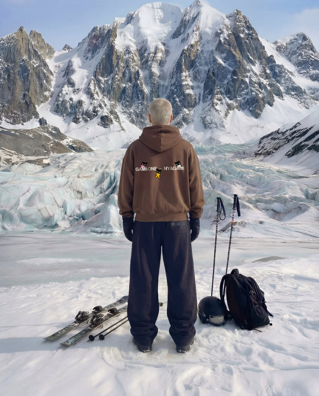 BROWN GAMI:ONE KILL BILL HOODIE: VENGEANCE FIT