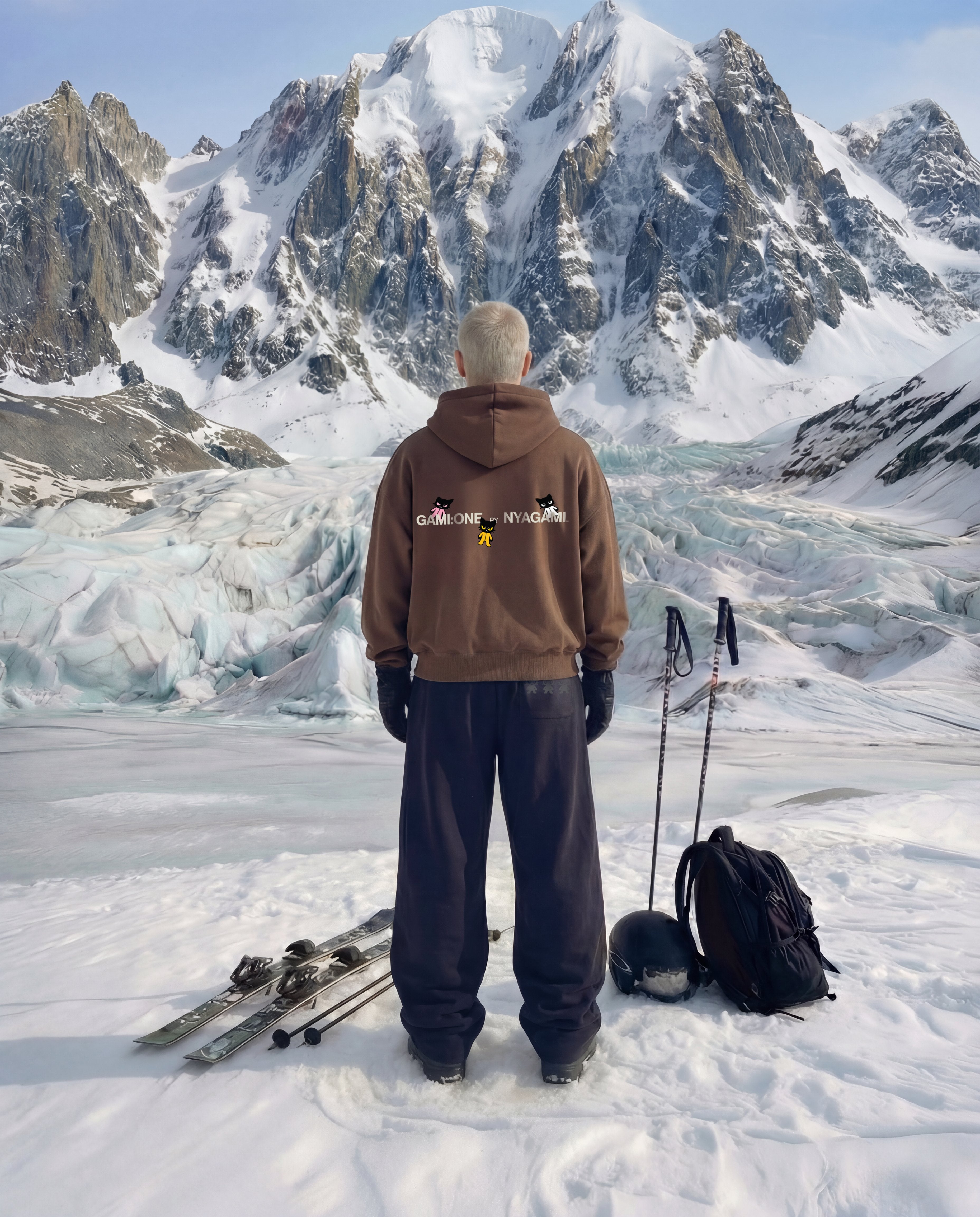 BROWN GAMI:ONE KILL BILL HOODIE: VENGEANCE FIT