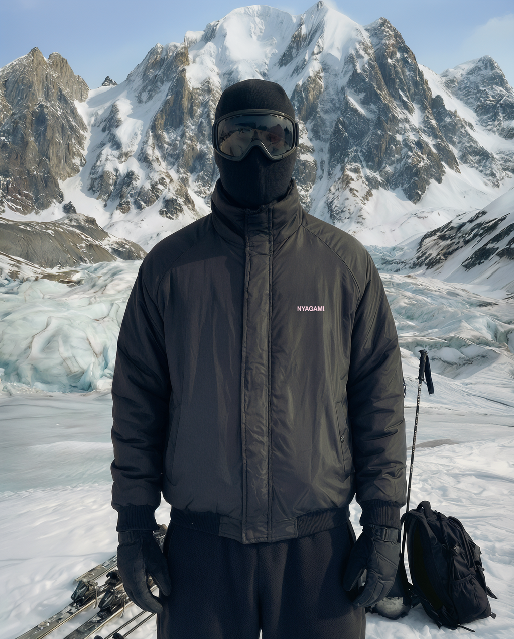 BLACKOUT SHELL PUFFER JACKET