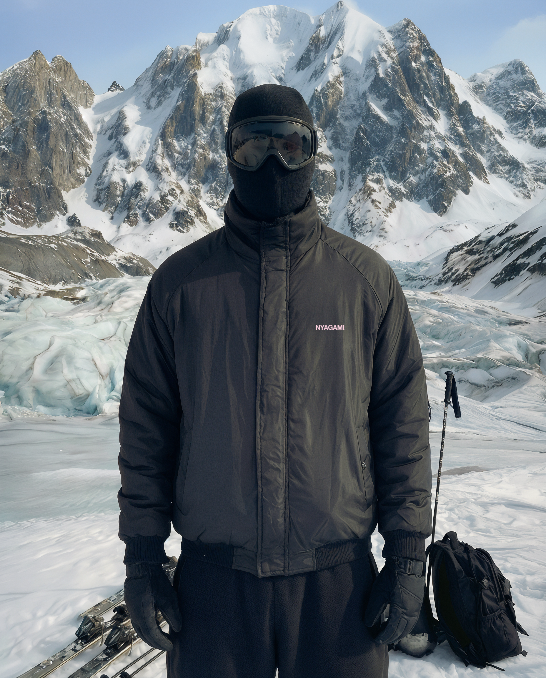 BLACKOUT SHELL PUFFER JACKET