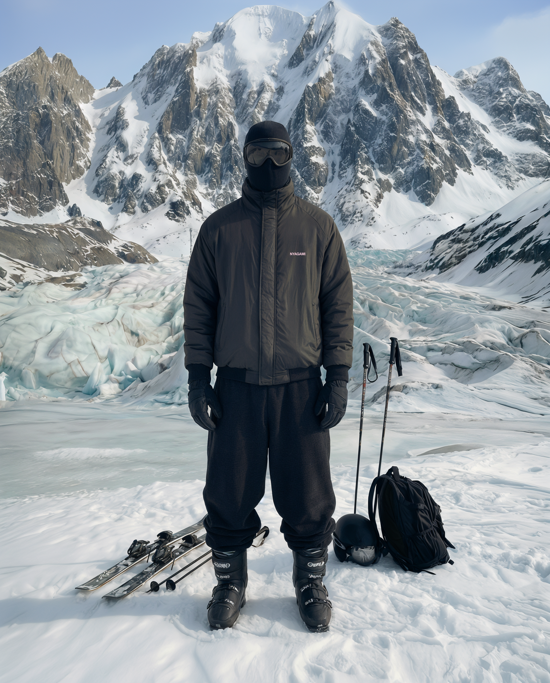 BLACKOUT SHELL PUFFER JACKET