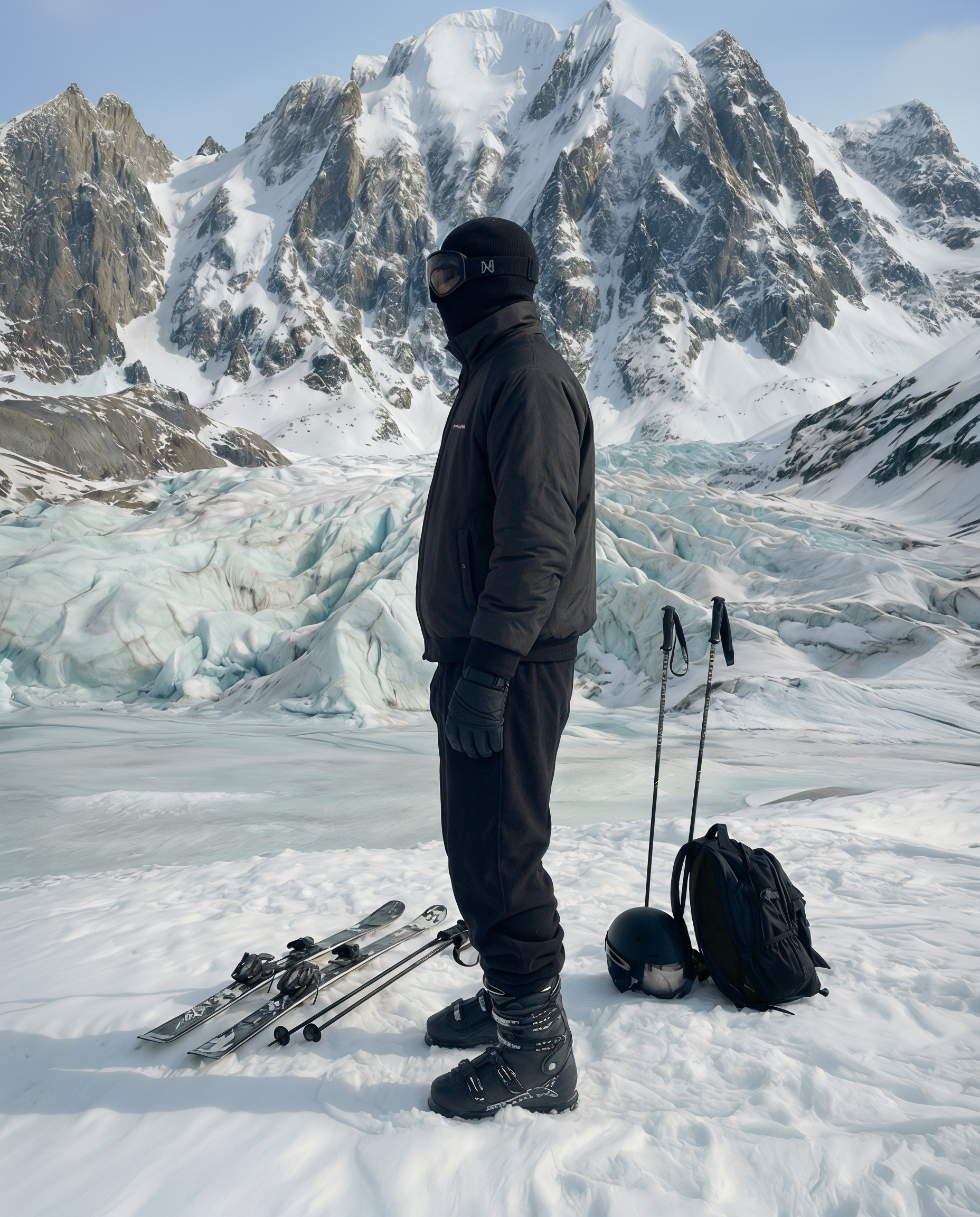 BLACKOUT SHELL PUFFER JACKET